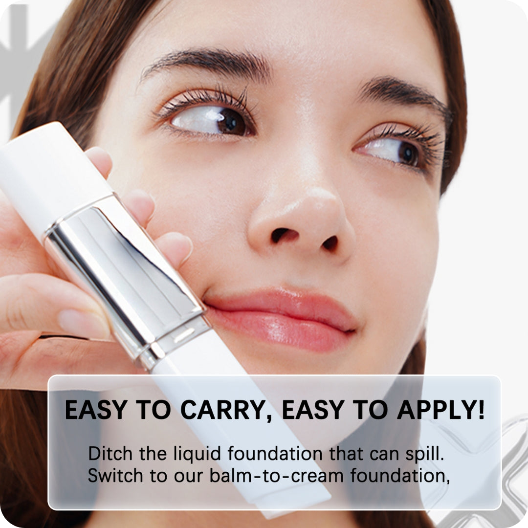 Color-Changing Foundation Stick – Flawless Coverage, Perfect Match, Every Time