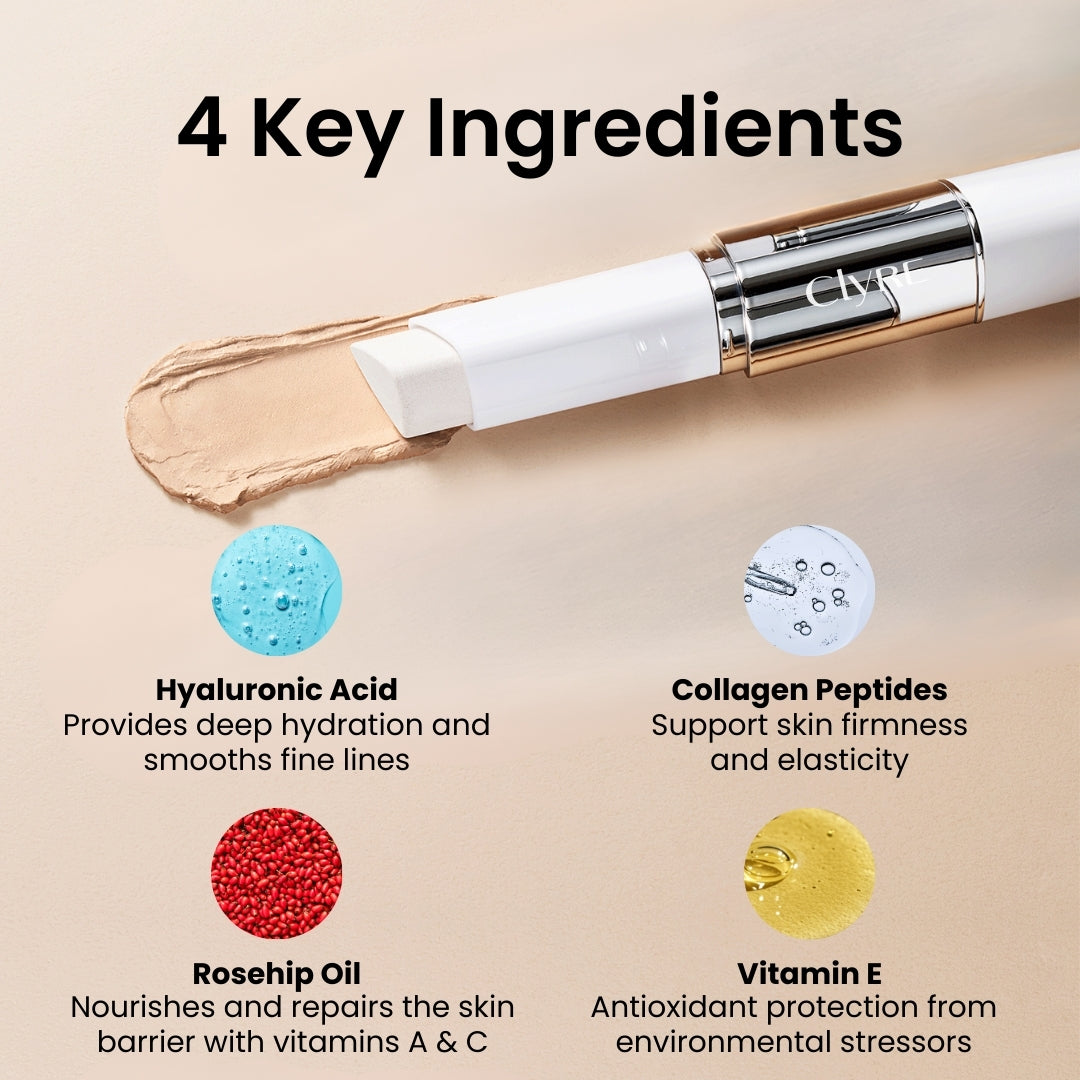 Color-Changing Foundation Stick – Flawless Coverage, Perfect Match, Every Time