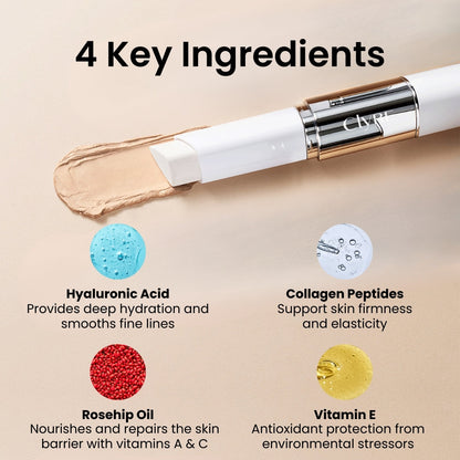 Color-Changing Foundation Stick – Flawless Coverage, Perfect Match, Every Time