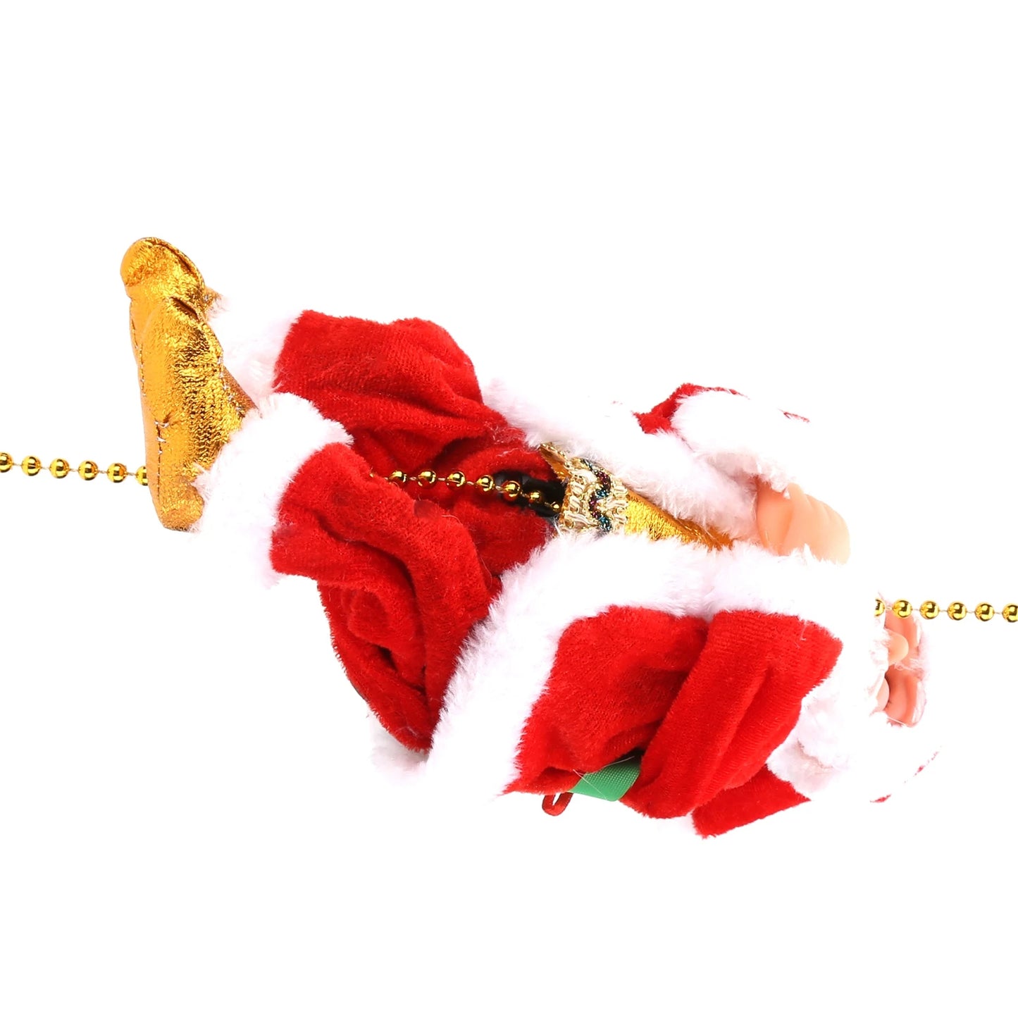 Climbing Santa Claus with Music – Electric Hanging Christmas Ornament